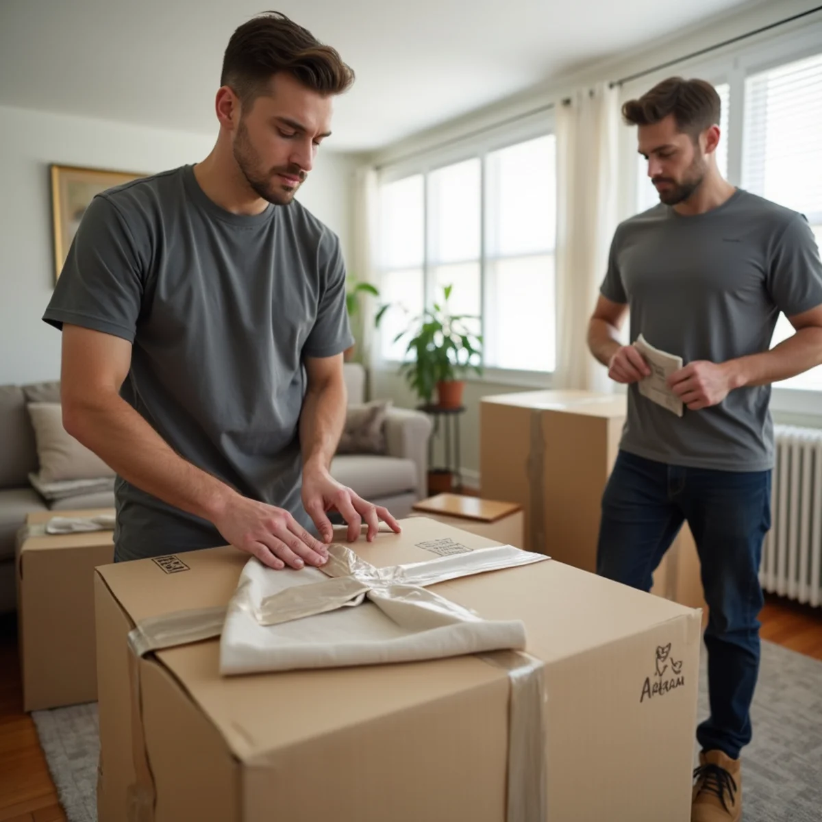 Rapid dispatch moving crew staging apartment furniture for urgent short-notice move in Minneapolis
