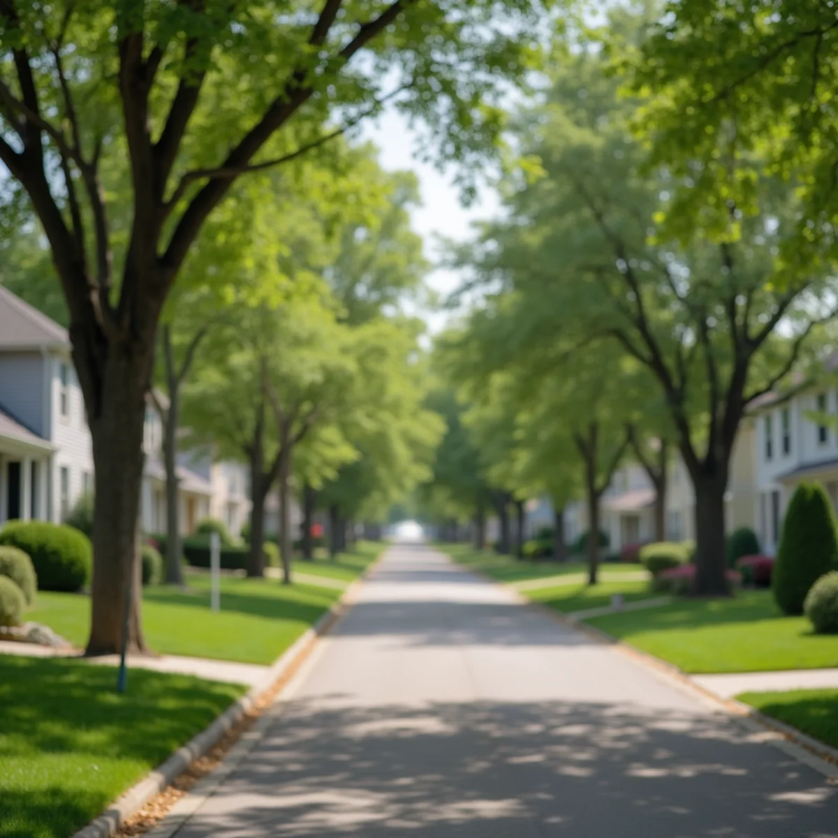 Residential neighborhood and homes in Brooklyn Park, Minnesota served by First Priority Movers