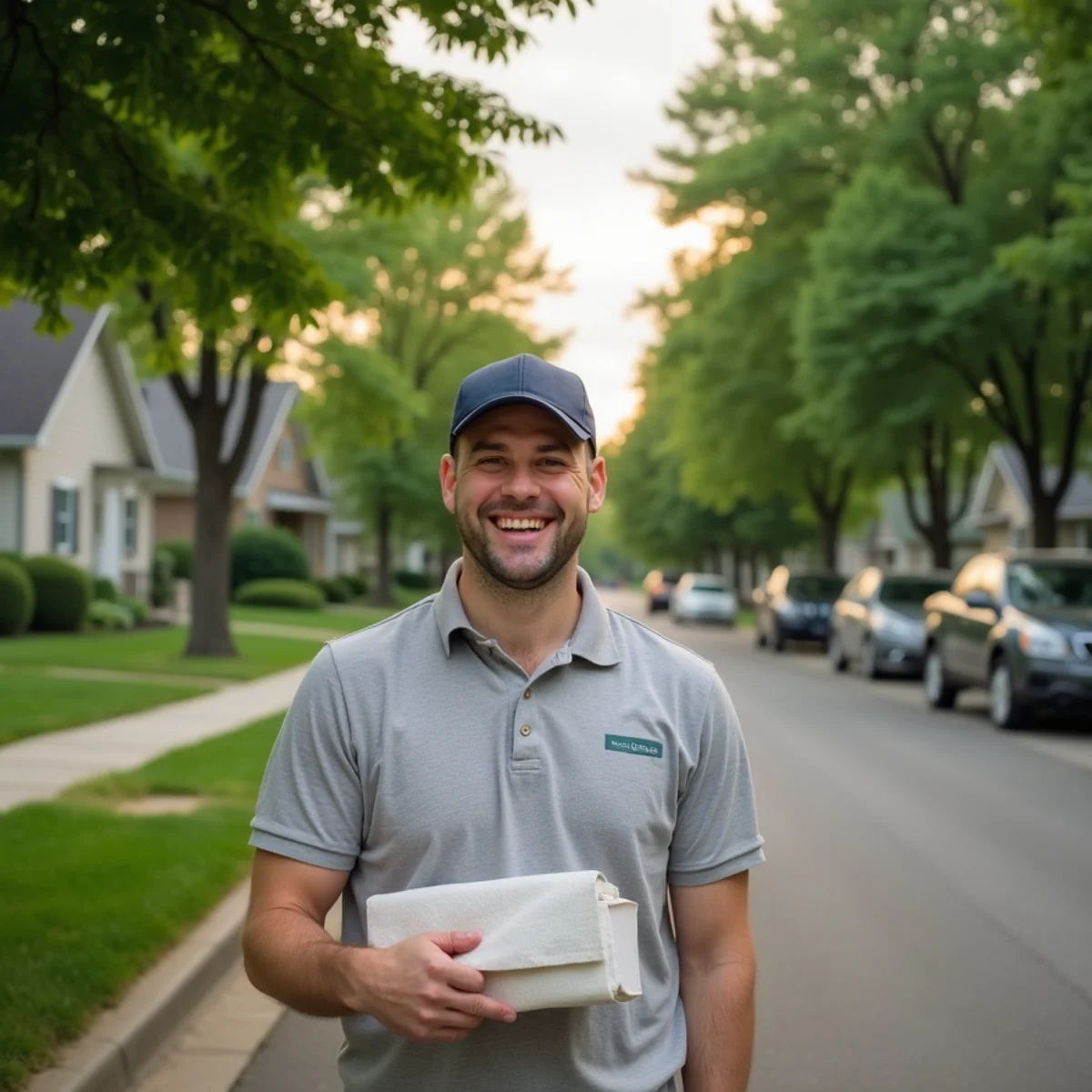 Residential neighborhood and homes in Champlin, Minnesota served by First Priority Movers