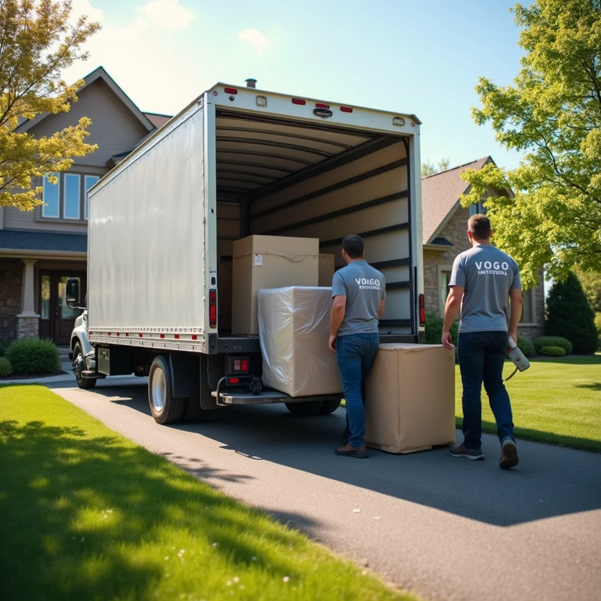 First Priority Movers moving truck and crew serving Chaska, MN