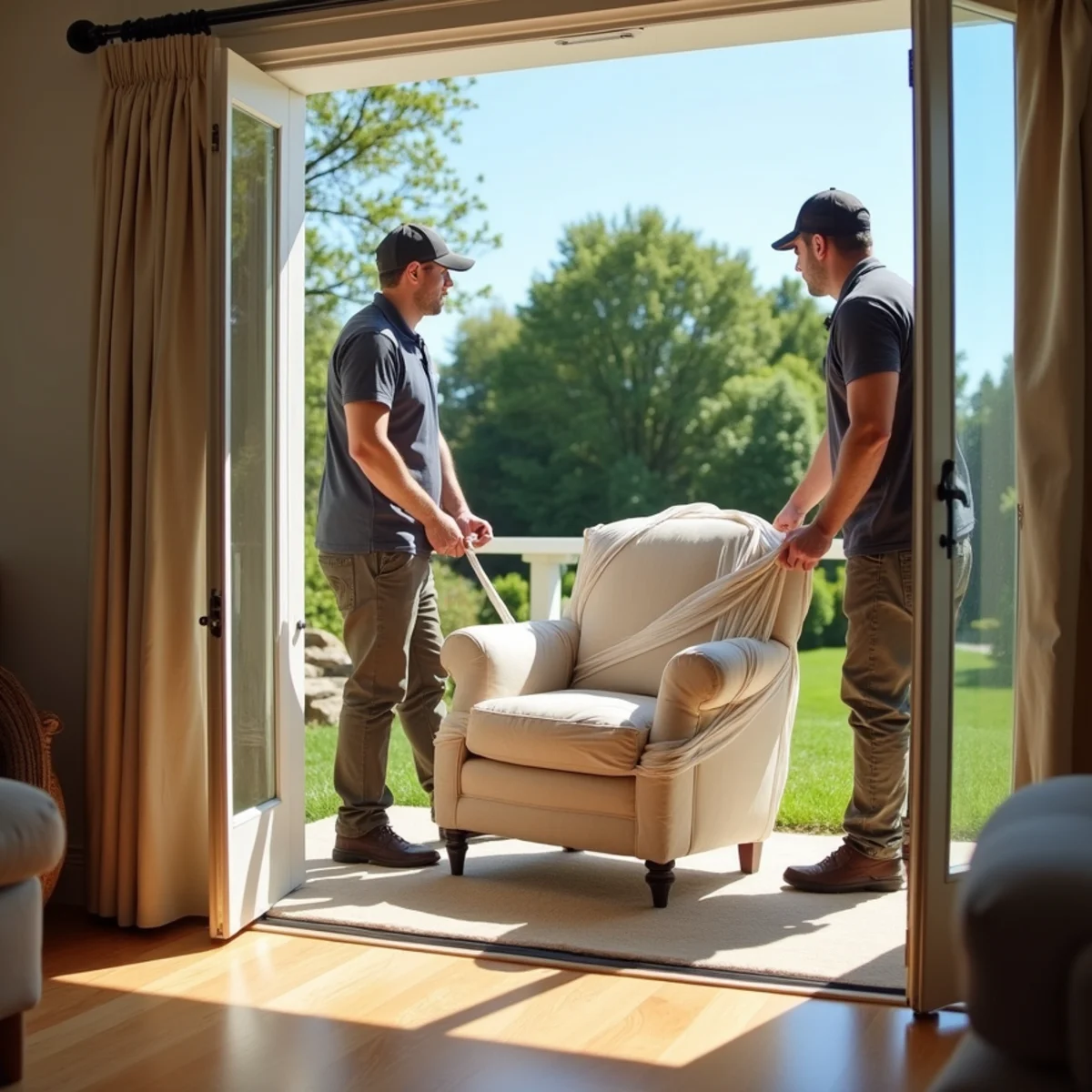 First Priority Movers moving truck and crew serving Coon Rapids, MN