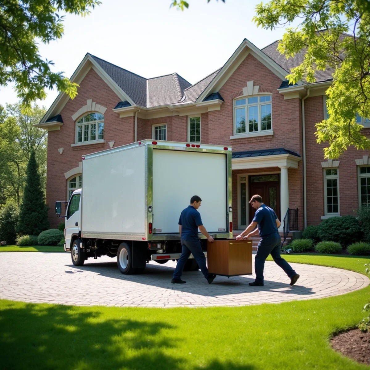 First Priority Movers moving truck and crew serving Edina, MN