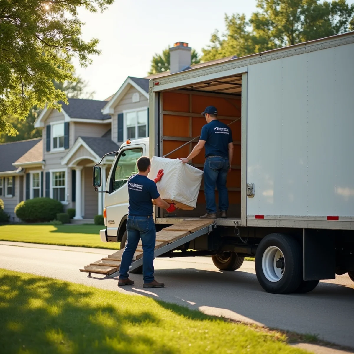 First Priority Movers moving truck and crew serving Faribault, MN