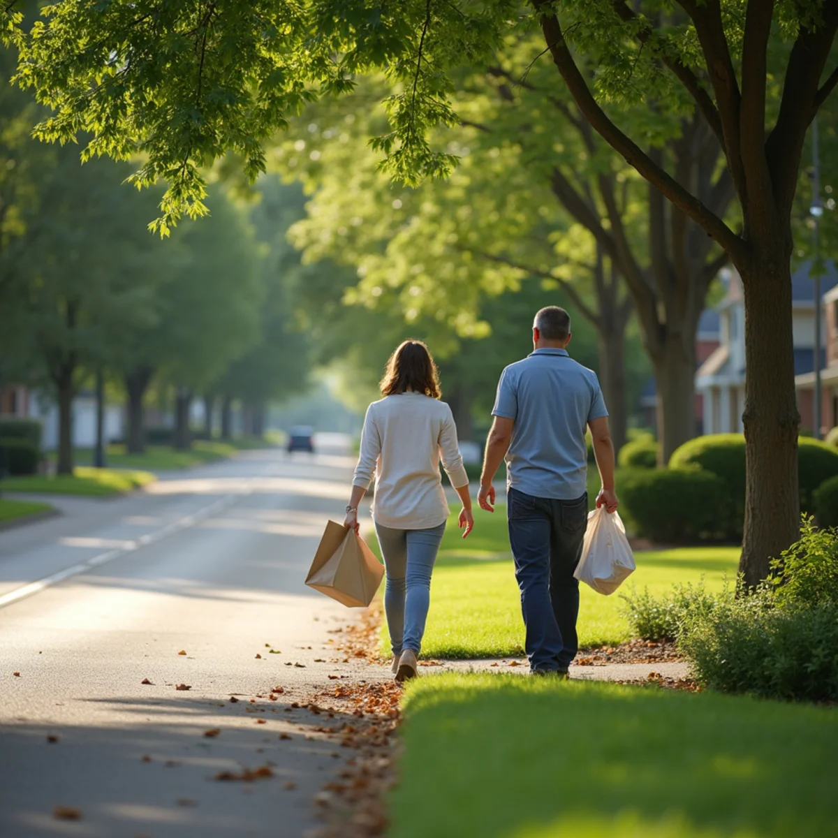Residential neighborhood and homes in New Ulm, Minnesota served by First Priority Movers