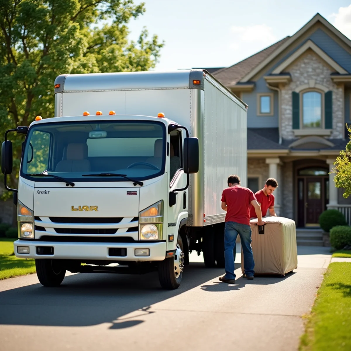 First Priority Movers moving truck and crew serving Prior Lake, MN