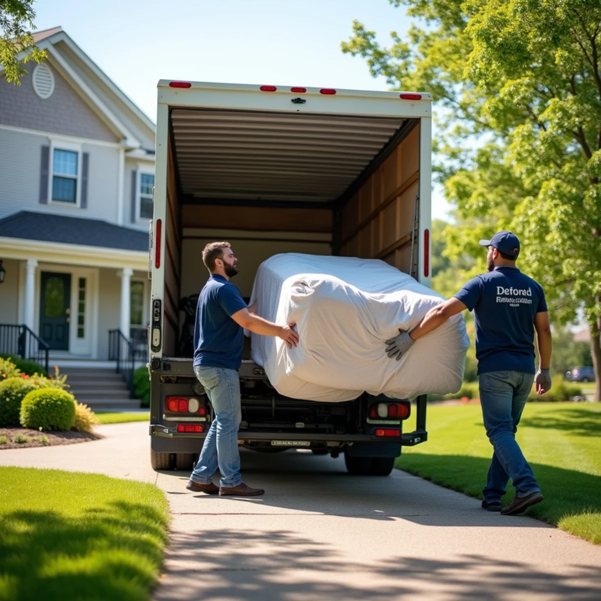 First Priority Movers moving truck and crew serving Red Wing, MN