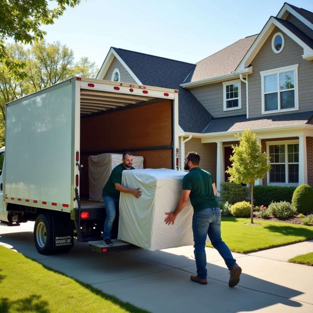 First Priority Movers moving truck and crew serving Rosemount, MN