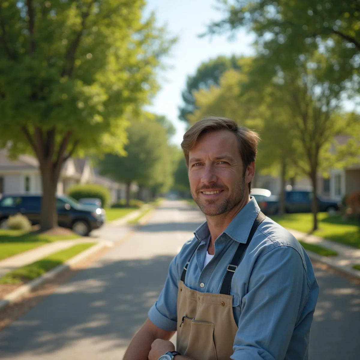 Residential neighborhood and homes in Roseville, Minnesota served by First Priority Movers