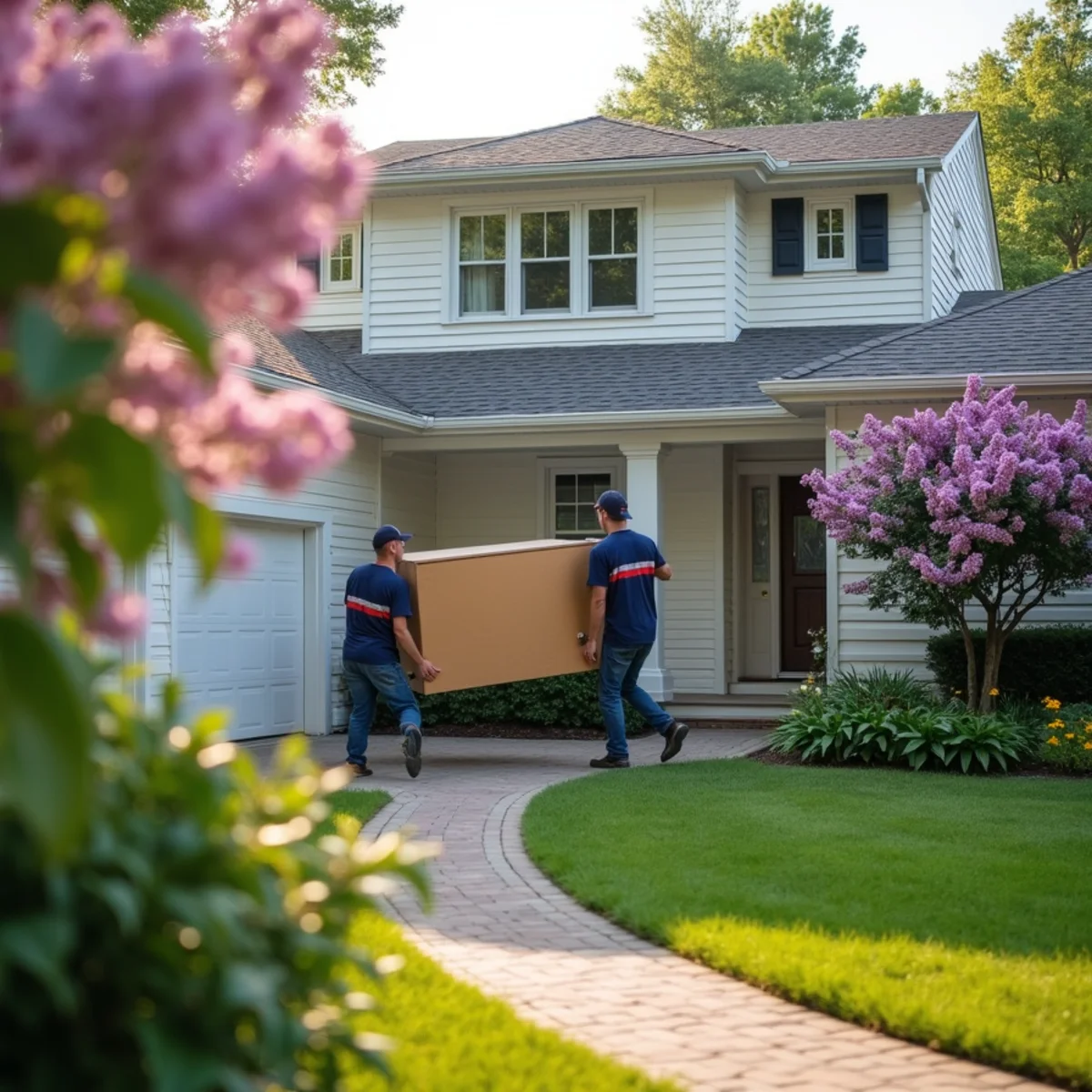 First Priority Movers moving truck and crew serving Roseville, MN