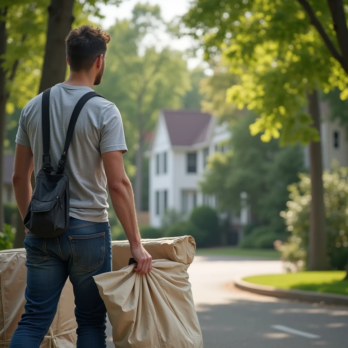 Residential neighborhood and homes in White Bear Lake, Minnesota served by First Priority Movers